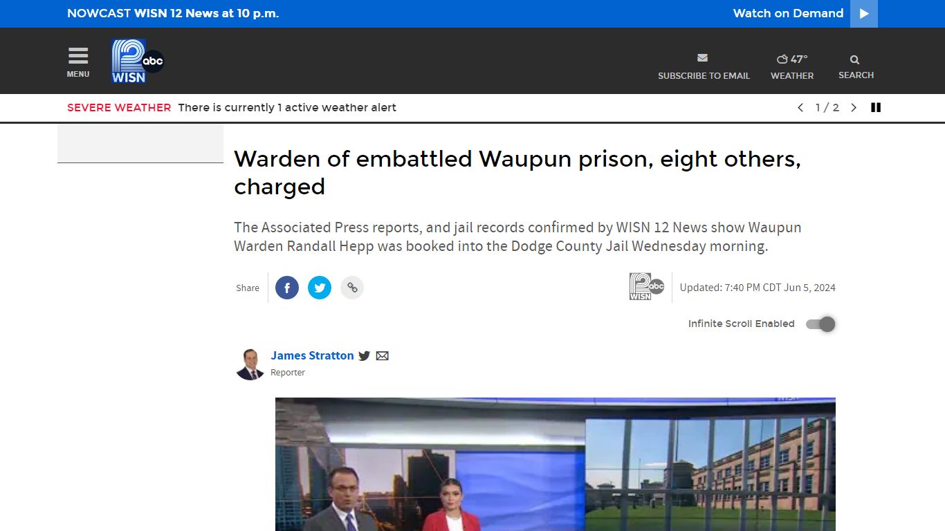 Warden of embattled Waupun prison, eight others, charged